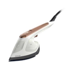 Aparat de calcat cu abur Sencor SSI 0880BZ, 1800 W, 180 ml, jet de abur de 25 g/min, sistem anti-picurare, abur vertical, maro-alb