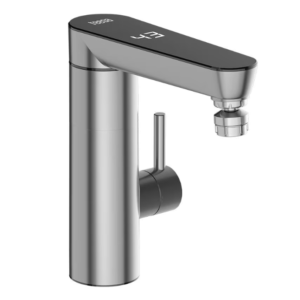 Robinet electric instant Teesa, 3000 W, Inox, IPX4, Argintiu