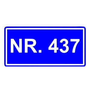 Indicator stradal NR. 437