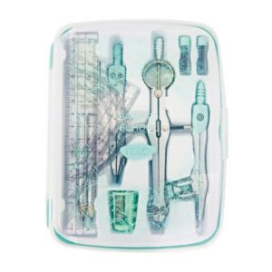 Trusă geometrie DACO TG213 cu 13 piese în cutie