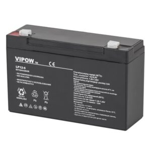 Acumulator stationar AGM VRLA 6V 12Ah cu dimensiuni compacte si performanta stabila