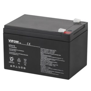 Acumulator stationar AGM VRLA 12V 12Ah Vipow cu dimensiuni compacte si performanta stabila