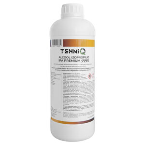 Recipient de 1 litru cu alcool izopropilic IPA premium 99.9% Tehniq