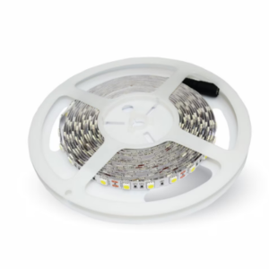 Banda LED albastră SMD5050 de 5 metri cu 60 LED-uri pe metru și protecție IP20