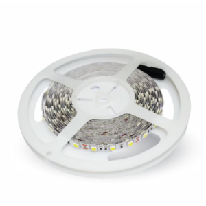 Banda LED albastră SMD5050 de 5 metri cu 60 LED-uri pe metru și protecție IP20