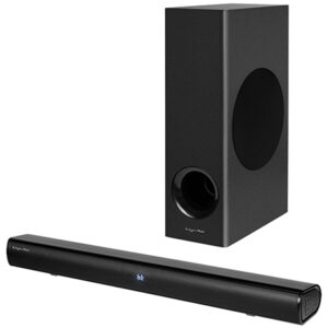 Soundbar 2.1 planet KM0575 cu subwoofer și telecomandă pentru sunet de calitate