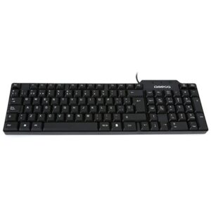 Tastatura Omega USB OK05 neagra cu design simplu si conectare USB
