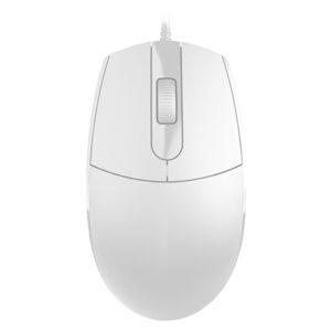 Mouse USB 3D Basic alb cu rezolutie 1000 DPI si cablu de 1,2 metri