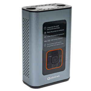 Compresor auto portabil cu acumulator 4000mAh și lanternă LED integrată