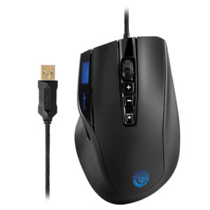 Mouse gaming prosquad SQ1600 cu iluminare și reglaj greutate pentru performanță în jocuri