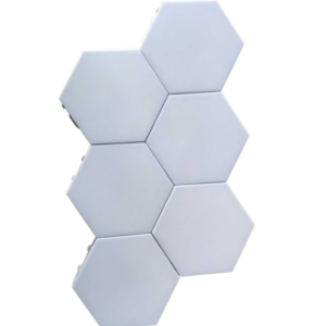 Kit panouri LED luminoase hexagonale Well Crystal, touch control, magnetic, 36x 0.2W, 900 lm, 4000K, adaptor inclus, 6 panouri, clasa energetica F