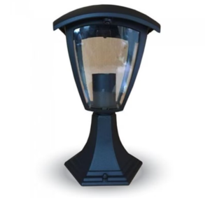 Lampa gradina, soclu E 27, 60 W, negru