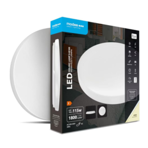 Plafoniera LED Modee, 18W (115W), 1800 lm, temperatura lumina 4000K, IP20, aluminiu/plastic, 26 cm, clasa energetica F