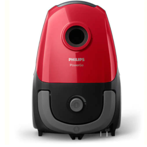 Aspirator cu sac Philips PowerGo FC8243/09, 750 W, 3L, filtru antialergic, Rosu