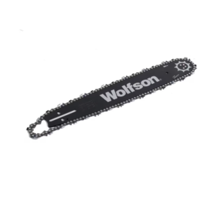 Set Lama si lant Wolfson pentru motofierastrau, 3/25,38cm, 15", 32 dinti taietori, 64 zale, canal 1.5mm