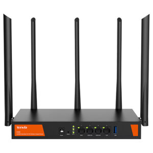 Router wireless dual band cu 5 antene și viteze de până la 3000 Mbps pentru birouri mici și mijlocii
