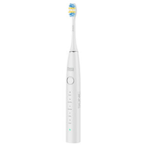 Periuta de dinti electrica teesa sonic 2 white TSA8087-W cu capete de periaj si husa transport