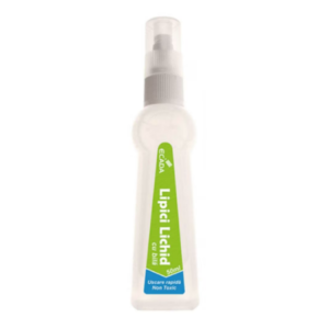 Sticlă de lipici lichid cu bila transparentă ECADA 50 ml pentru activități creative și școlare