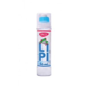 Sticlă cu lipici lichid transparent DACO cu aplicator de 50 ml pentru activități creative și școlare