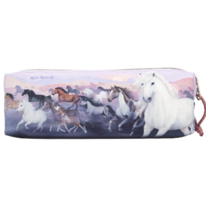 Penar multicolor din textil cu model, ideal pentru rechizite școlare