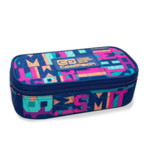 Penar Campus XL Missy multicolor cu un compartiment si clapeta, ideal pentru rechizite scolare