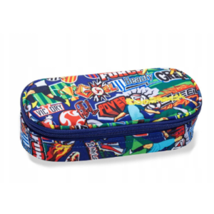 Penar multicolor CoolPack cu un fermoar, ideal pentru rechizite școlare
