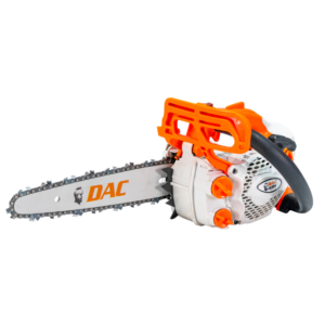 Drujba (motofierastrau) cu lant pe benzina Ruris DAC 201RS, putere 1.5 CP, 25.4 CC, motor 2 timpi, lungime sina 30 cm, lant 3/8 1.3 PM, rezervor combustibil 190 ml