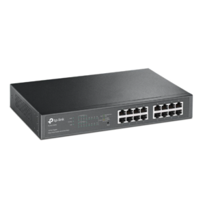 Switch TP-Link TL-SG1016PE Easy Smart PoE+ Gigabit cu 16 porturi, 8 porturi PoE+ si buget 150 W