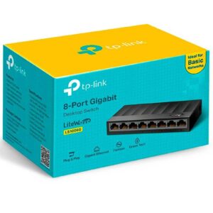 Switch desktop TP-Link LiteWave LS1008G cu 8 porturi Gigabit