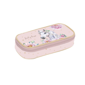 Penar roz cu fermoar Penar Pouch Comfort Horse Romantic de la Oxy