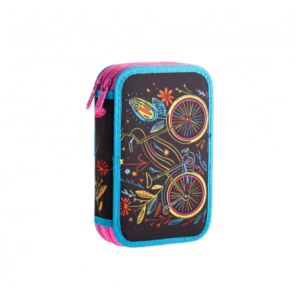 Penar neechipat multicolor cu 2 fermoare model Bike de la Daco