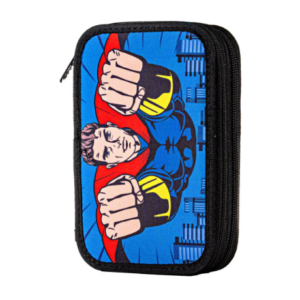 Penar echipat dublu Super Erou, cu 2 fermoare si design dinamic DACO