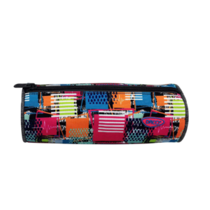 Penar tip borseta multicolor cu un fermoar model PE672