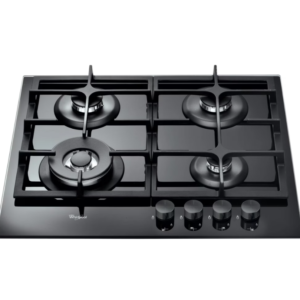 Plita incorporabila WHIRLPOOL GOA 6425/NB1, Gaz, 4 arzatoare, Wok, negru