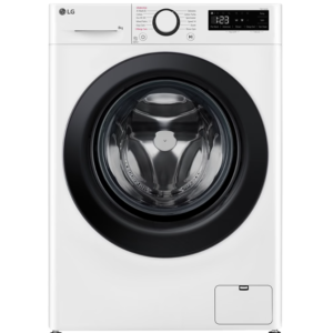 Masina de spalat rufe frontala slim LG F2WR508SBW, Steam, 8 kg, 1200rpm, Clasa A, alb