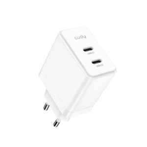 Incarcator retea Cudy CH40_EU, 40 W, 2x USB Type-C Alb