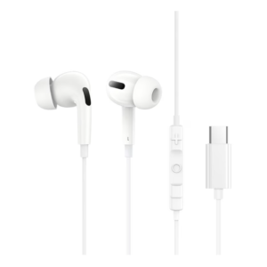Casti in-ear cu fir Type-C Baseus Encok CZ18, alb