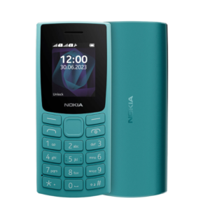 Nokia 105 4G (2023) Dual SIM Telefon Mobil cu Butoane (Meniu în Limba Engleză) Albastru