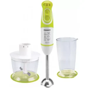 Blender de mână HEINNER Charm HB-600GR cu tocător, tel și pahar de mixare