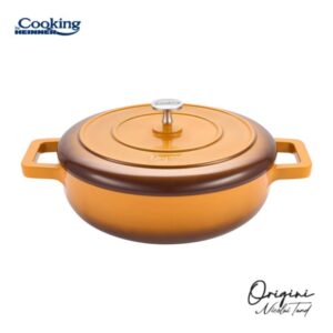 Cratita aluminiu turnat cu capac Heinner Cooking by Nicolai Tand 26 x 8 cm 3.4 L HR-BJK-CR26