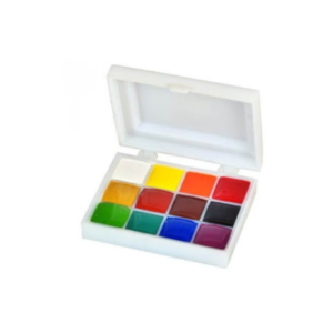 Set de acuarele multicolor cu 12 culori și putere mare de acoperire