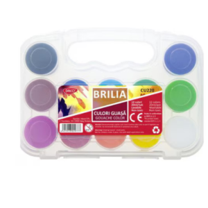 Set de 12 culori guasa în tuburi de 20 ml pentru pictură creativă