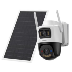 Camera de supraveghere Wireless cu Panou Solar IMOU AOV Dual PT 4G, 5+5MP, 2880x1620, Smart AI Detection, Smart Tracking, Always-on Video Tech, Battery 10000 mAh, Two-Way Talk, IP66