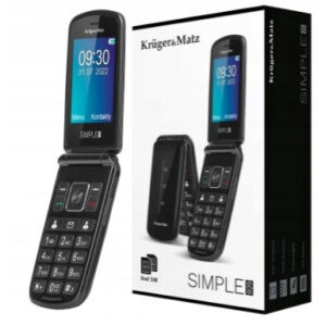 Telefon mobil cu clapetă Krüger&Matz Simple 929 Dual SIM negru KM0929.2