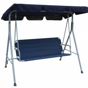 Balansoar 3 locuri albastru HEINNER STBL007 175x112x155 cm