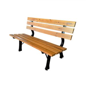 Bancă HEINNER lemn și oțel 120x57x70 cm HR-DBML002