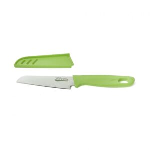 Cuțit cu teacă 9.5 cm verde VANORA VN-YMJ-CVY02V