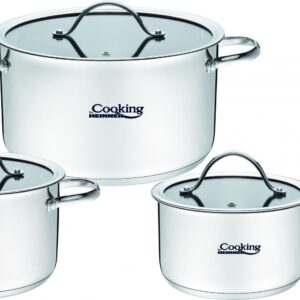 Set gătit din inox 6 piese ANNA HEINNER HR-RLW-6PSC