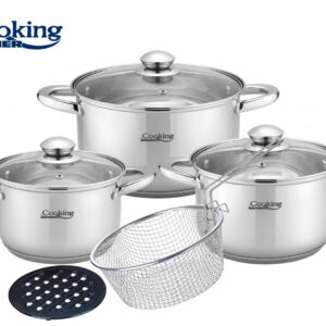 Set gătit din inox 8 piese VICTORIA COOKING BY HEINNER