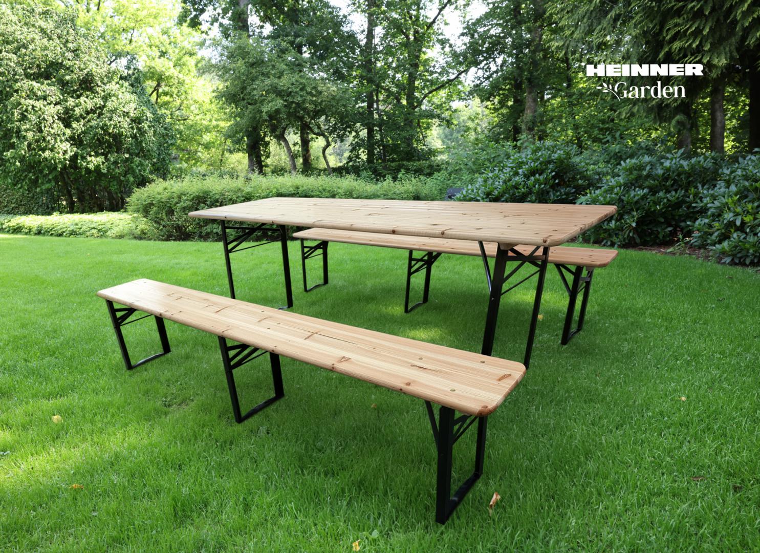 Set lemn 2+1 berărie HEINNER HR-DMBL002 177x60x75 cm